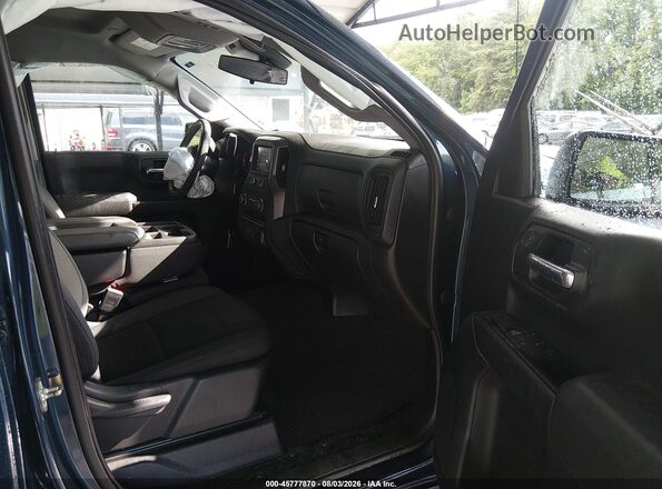 1GCPDBEK2NZ630288 2022 CHEVROLET SILVERADO Blue Front interior view