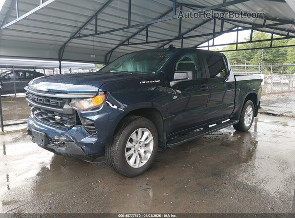 1GCPDBEK2NZ630288 2022 CHEVROLET SILVERADO Blue Front left