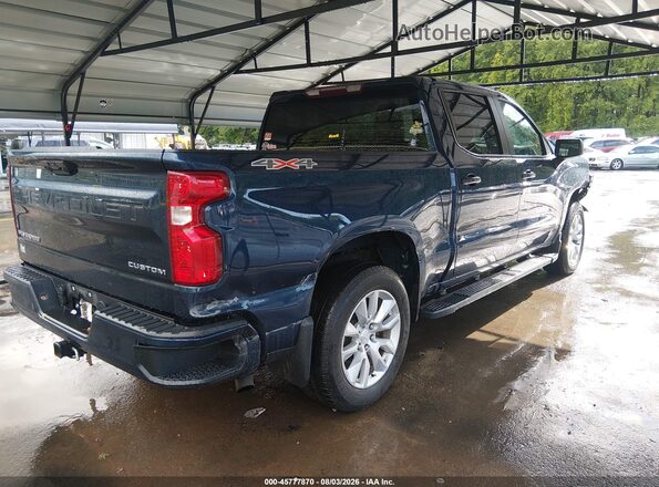 1GCPDBEK2NZ630288 2022 CHEVROLET SILVERADO Blue Rear right