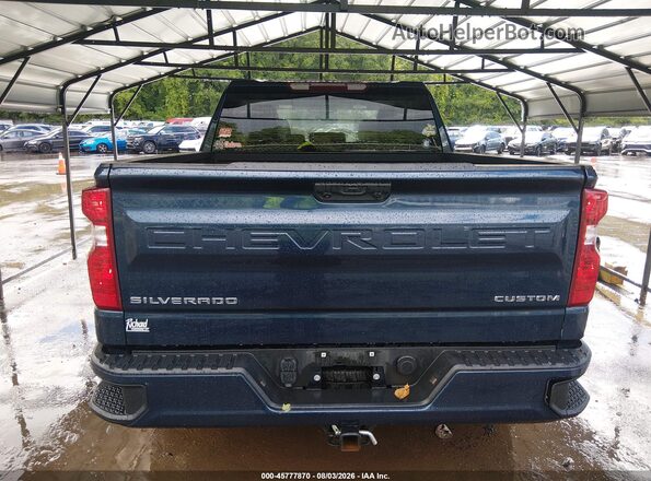 1GCPDBEK2NZ630288 2022 CHEVROLET SILVERADO Blue 