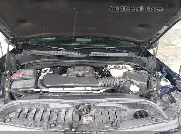 1GCPDBEK2NZ630288 2022 CHEVROLET SILVERADO Blue უკანა ხედი