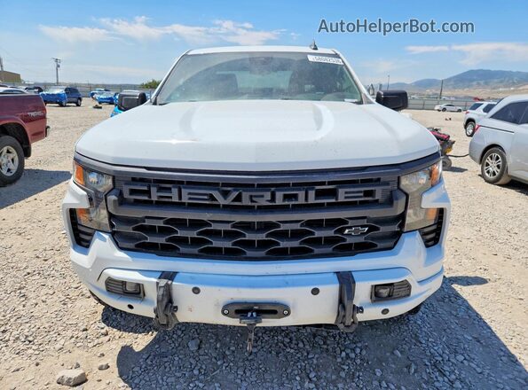 1GCPDBEK3PZ262447 2023 CHEVROLET SILVERADO White Вид спереду