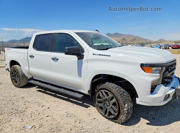 1GCPDBEK3PZ262447 2023 CHEVROLET SILVERADO White Передня права чверть