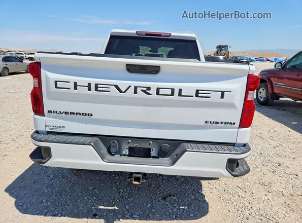 1GCPDBEK3PZ262447 2023 CHEVROLET SILVERADO White Вид ззаду