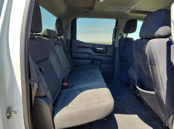 1GCPDBEK3PZ262447 2023 CHEVROLET SILVERADO White Вид задніх сидінь