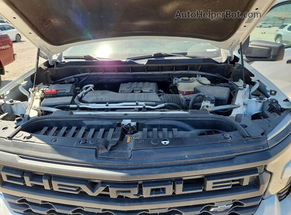 1GCPDBEK3PZ262447 2023 CHEVROLET SILVERADO White Вид задньої частини салону