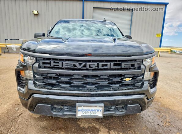 1GCPDBEK3PZ301909 2023 CHEVROLET SILVERADO Black Դիմացի տեսք