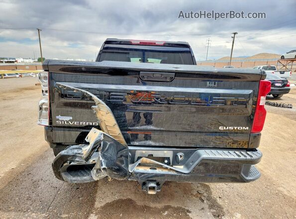 1GCPDBEK3PZ301909 2023 CHEVROLET SILVERADO Black Հետևի տեսք
