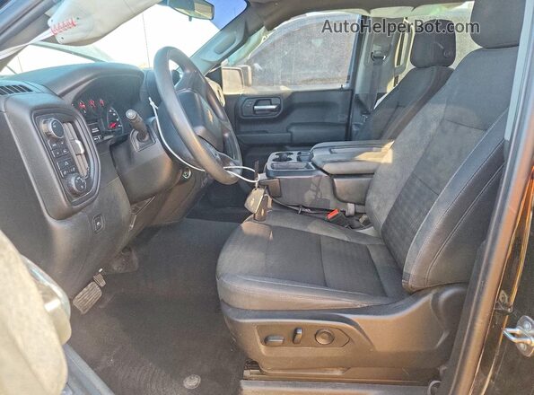 1GCPDBEK3PZ301909 2023 CHEVROLET SILVERADO Black Սալոնի դիմացի տեսք
