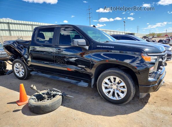 1GCPDBEK5NZ584035 2022 CHEVROLET SILVERADO Black Delantero derecho