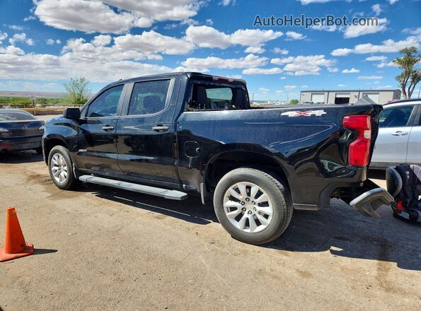 1GCPDBEK5NZ584035 2022 CHEVROLET SILVERADO Black Trasero izquierdo