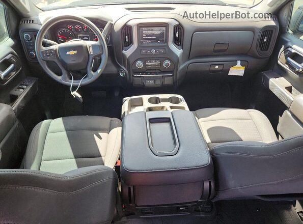 1GCPDBEK5NZ584035 2022 CHEVROLET SILVERADO Black Vista del salpicadero