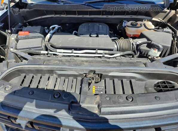 1GCPDBEK5NZ584035 2022 CHEVROLET SILVERADO Black Vista interior trasera