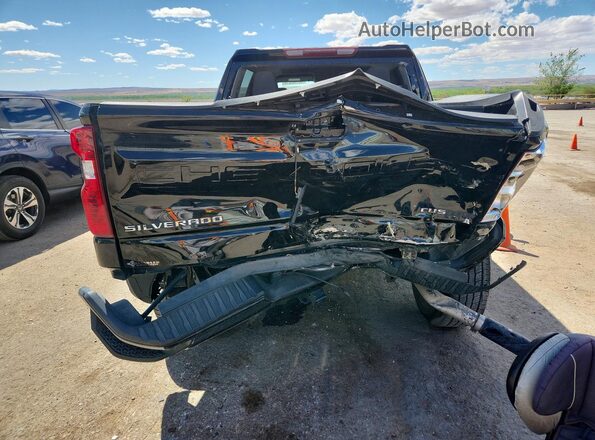 1GCPDBEK5NZ584035 2022 CHEVROLET SILVERADO Black Vista trasera