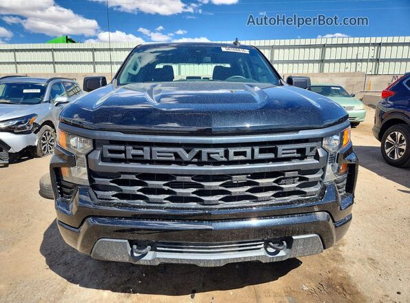 1GCPDBEK5NZ584035 2022 CHEVROLET SILVERADO Black Vista frontal