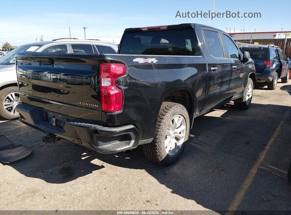1GCPDBEK5NZ593057 2022 CHEVROLET SILVERADO Black უკანა მარჯვენა