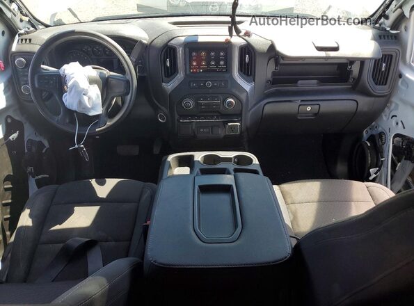 1GCPDBEK5RZ298479 2024 CHEVROLET SILVERADO White Вид панелі приладів