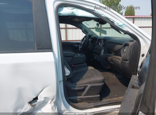 1GCPDBEK7NZ518358 2022 CHEVROLET SILVERADO White Вид салону спереду