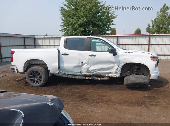 1GCPDBEK7NZ518358 2022 CHEVROLET SILVERADO White Вид задньої частини салону