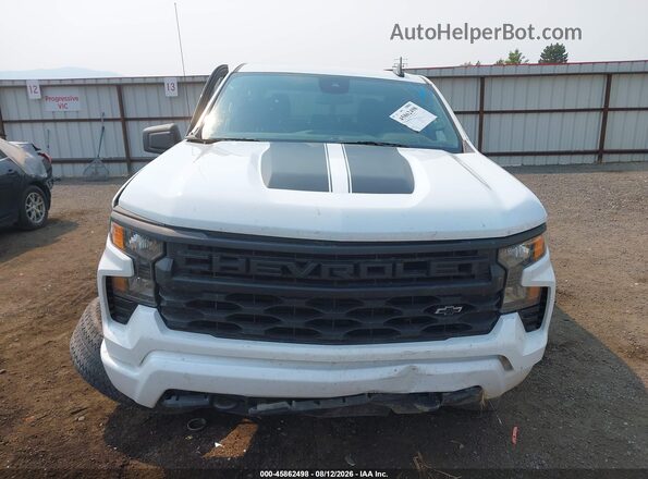 1GCPDBEK7NZ518358 2022 CHEVROLET SILVERADO White Вид щитка приладів