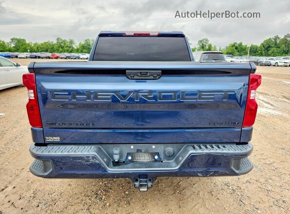 1GCPDBEK8PZ163476 2023 CHEVROLET SILVERADO Blue Widok z tyłu