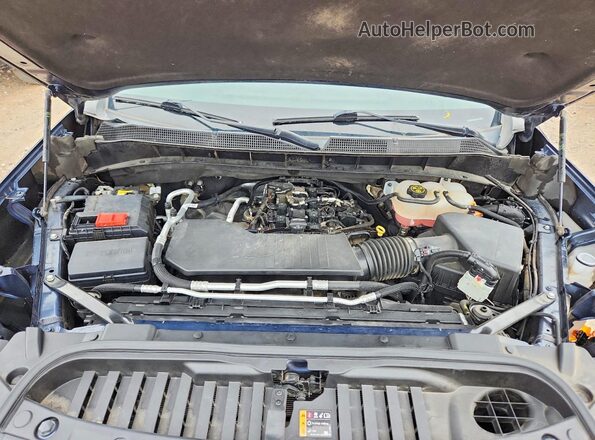 1GCPDBEK8PZ163476 2023 CHEVROLET SILVERADO Blue Widok wnętrza z tyłu