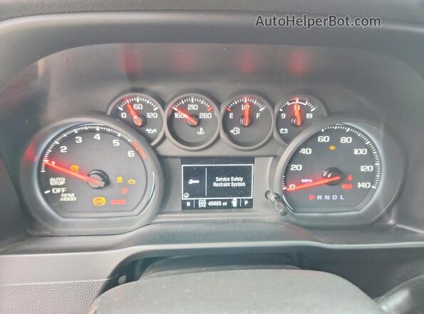1GCPDBEK8PZ163476 2023 CHEVROLET SILVERADO Blue Widok zestawu wskaźników