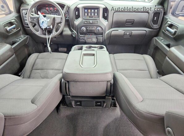 1GCPDBEK8PZ163476 2023 CHEVROLET SILVERADO Blue Widok deski rozdzielczej