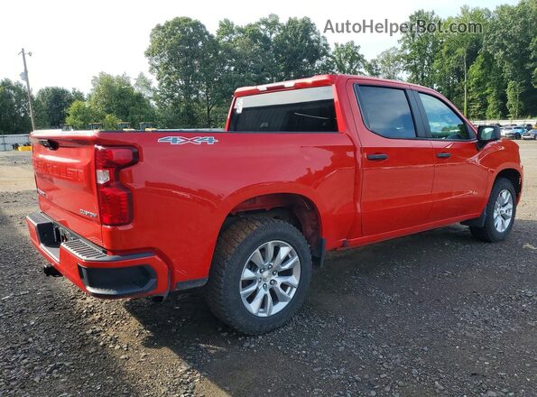 1GCPDBEK9NZ593496 2022 CHEVROLET SILVERADO Red Tył prawy