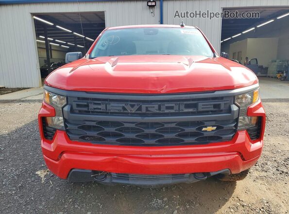 1GCPDBEK9NZ593496 2022 CHEVROLET SILVERADO Red Widok z przodu