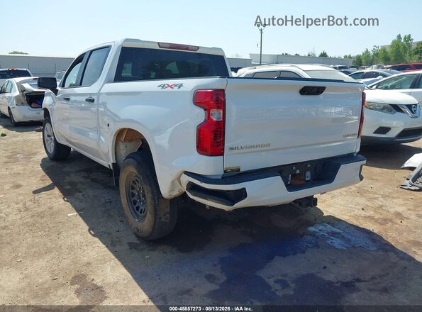 1GCPDBEK9NZ609454 2022 CHEVROLET SILVERADO White Rear left