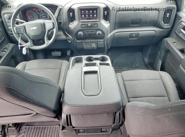 1GCPDBEK9PZ181601 2023 CHEVROLET SILVERADO Gray Widok deski rozdzielczej