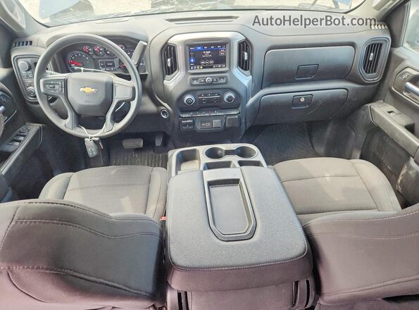 1GCPDBEKXRZ372821 2024 CHEVROLET SILVERADO Blue Vista del salpicadero