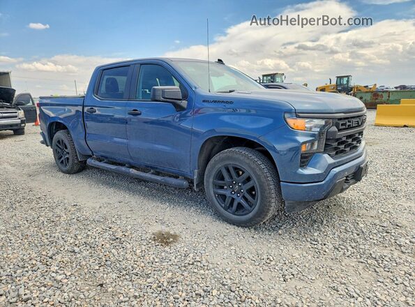 1GCPDBEKXRZ372821 2024 CHEVROLET SILVERADO Blue Delantero derecho