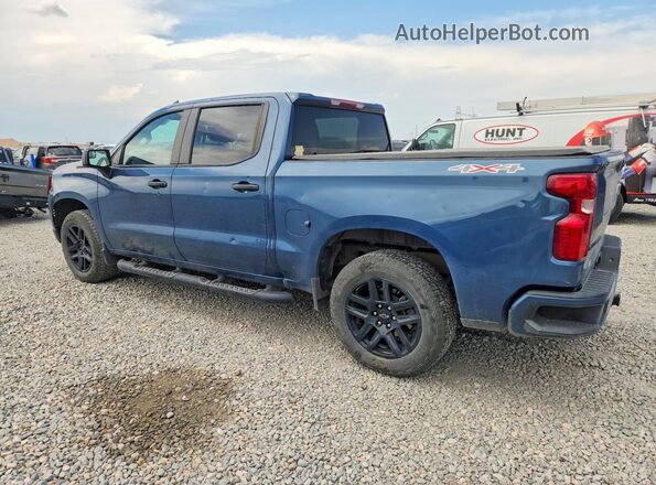 1GCPDBEKXRZ372821 2024 CHEVROLET SILVERADO Blue Trasero izquierdo