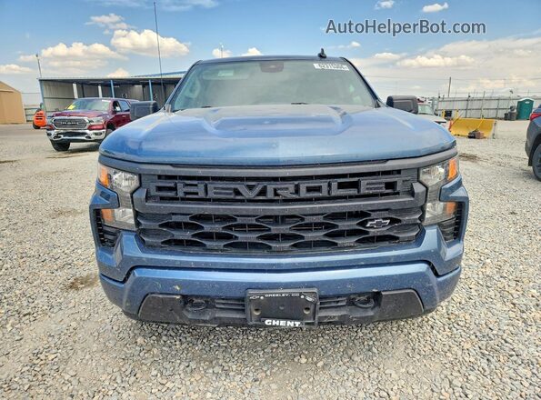 1GCPDBEKXRZ372821 2024 CHEVROLET SILVERADO Blue Vista frontal