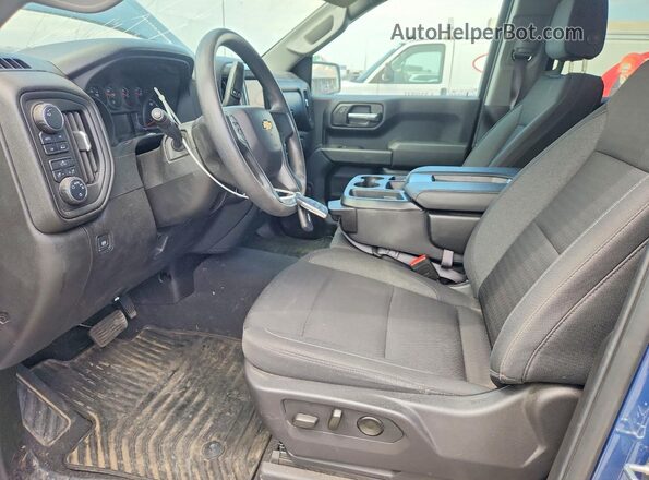 1GCPDBEKXRZ372821 2024 CHEVROLET SILVERADO Blue Vista interior delantera