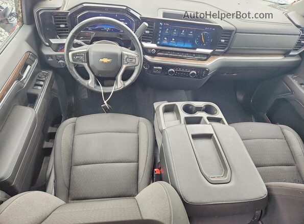 1GCPDDEK1PZ190241 2023 CHEVROLET SILVERADO Burgundy Widok deski rozdzielczej