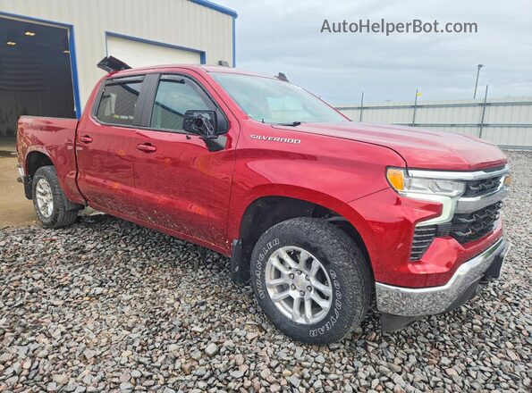 1GCPDDEK1PZ190241 2023 CHEVROLET SILVERADO Burgundy Przód prawy