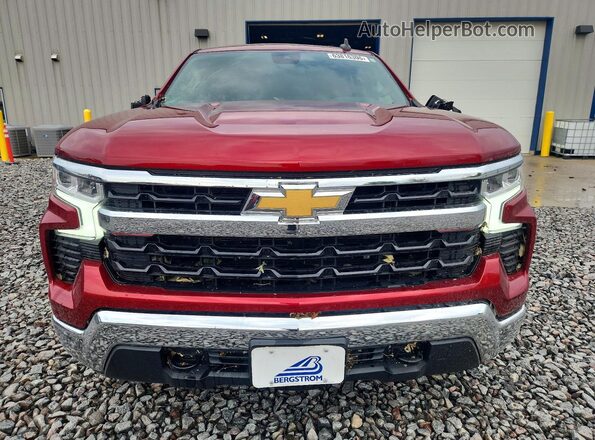 1GCPDDEK1PZ190241 2023 CHEVROLET SILVERADO Burgundy Widok z przodu