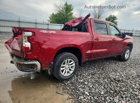 1GCPDDEK1PZ190241 2023 CHEVROLET SILVERADO Burgundy Tył prawy