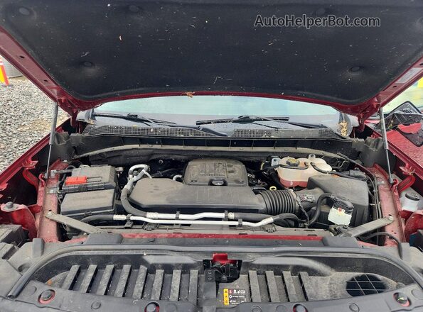1GCPDDEK1PZ190241 2023 CHEVROLET SILVERADO Burgundy Widok wnętrza z tyłu