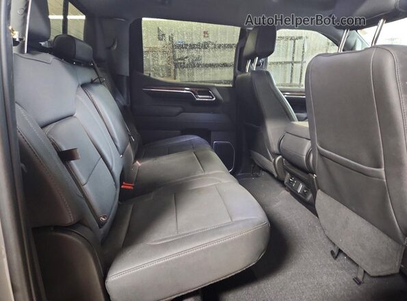 1GCPDDEK2PZ192354 2023 CHEVROLET SILVERADO Gray Vista de los asientos traseros