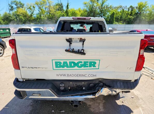 1GCPDDEK3PZ296383 2023 CHEVROLET SILVERADO White უკანა ხედი