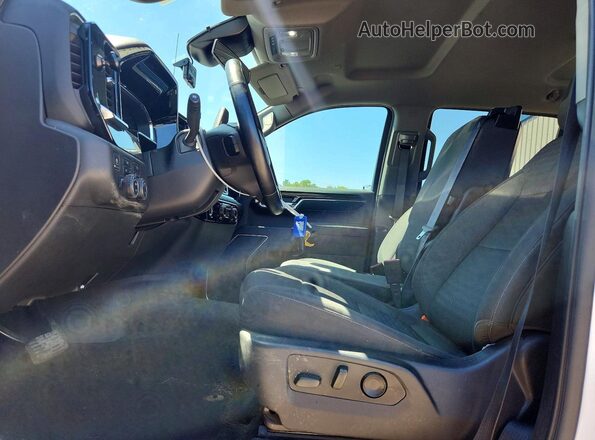1GCPDDEK3PZ296383 2023 CHEVROLET SILVERADO White წინა სალონის ხედი
