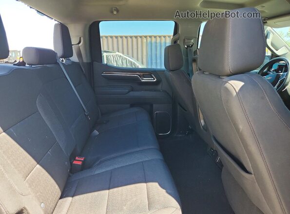 1GCPDDEK3PZ296383 2023 CHEVROLET SILVERADO White უკანა სავარძლების ხედი