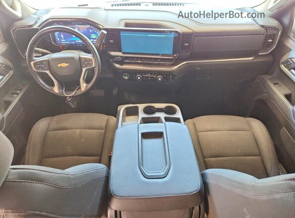 1GCPDDEK4PZ300540 2023 CHEVROLET SILVERADO Black Dashboard view