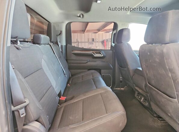 1GCPDDEK4PZ300540 2023 CHEVROLET SILVERADO Black Rear seats view