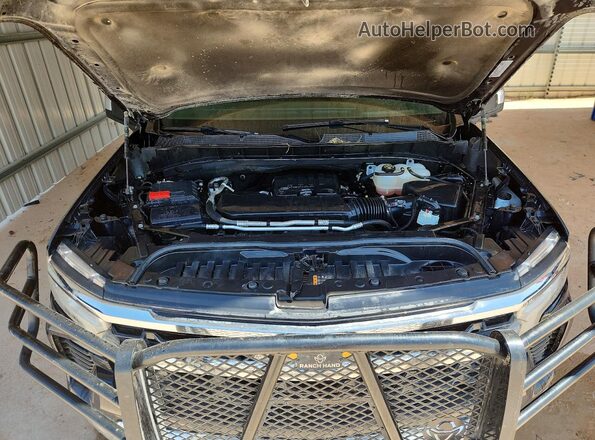 1GCPDDEK4PZ300540 2023 CHEVROLET SILVERADO Black Rear interior view