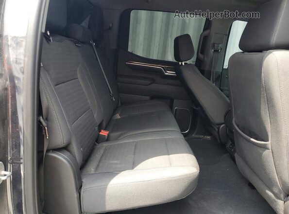 1GCPDDEKXPZ301000 2023 CHEVROLET SILVERADO Black Widok tylnych siedzeń